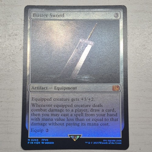 Mtg buster sword - sword, fantasy